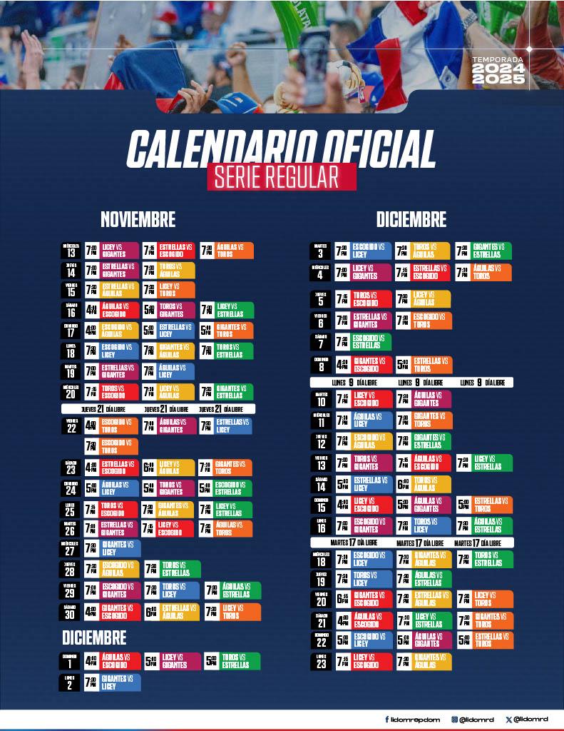 Calendario Actualizado