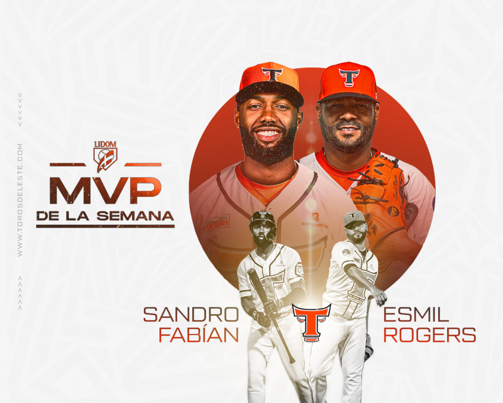 Fabián y Rogers ganan en premiación MVP de la Semana