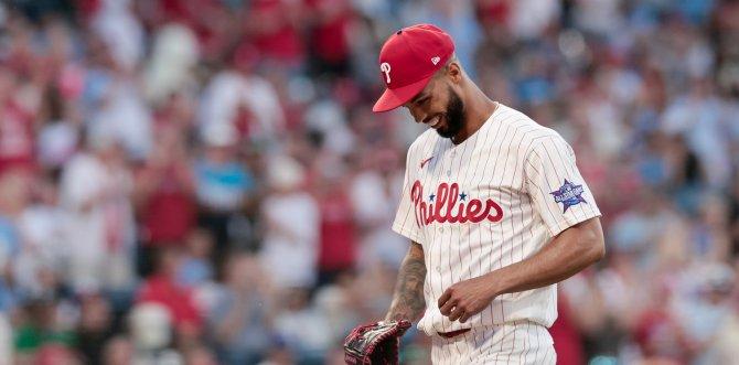 Cristopher S&aacute;nchez, lanzador dominicano de los Filis de Filadelfia, se mantiene entre los cinco mejores abridores de las Grandes Ligas.