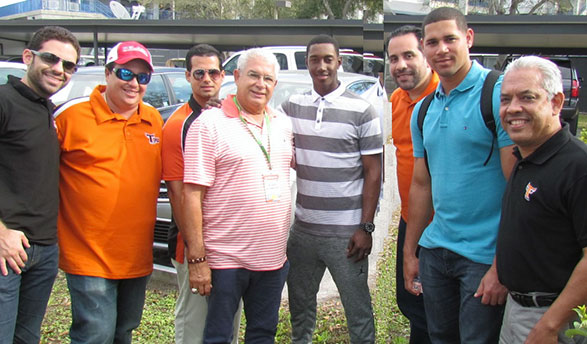 Jesús Mejía, Frank Gonzalvo, Félix y Pablo Peguero, Jorge Mateo, Alberto Rodríguez, Gary Sánchez y Mario Emilio Guerrero